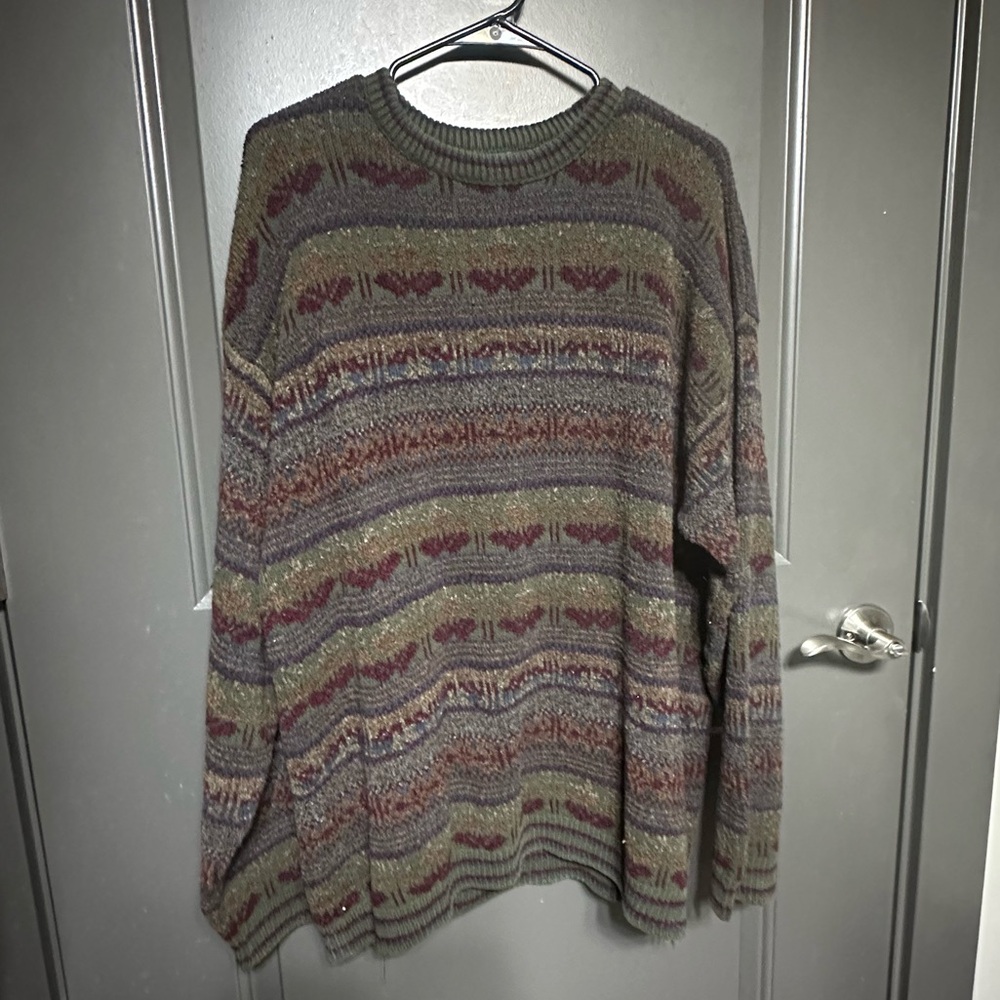 Vintage Aesthetic Ugly Grandpa Sweater XL